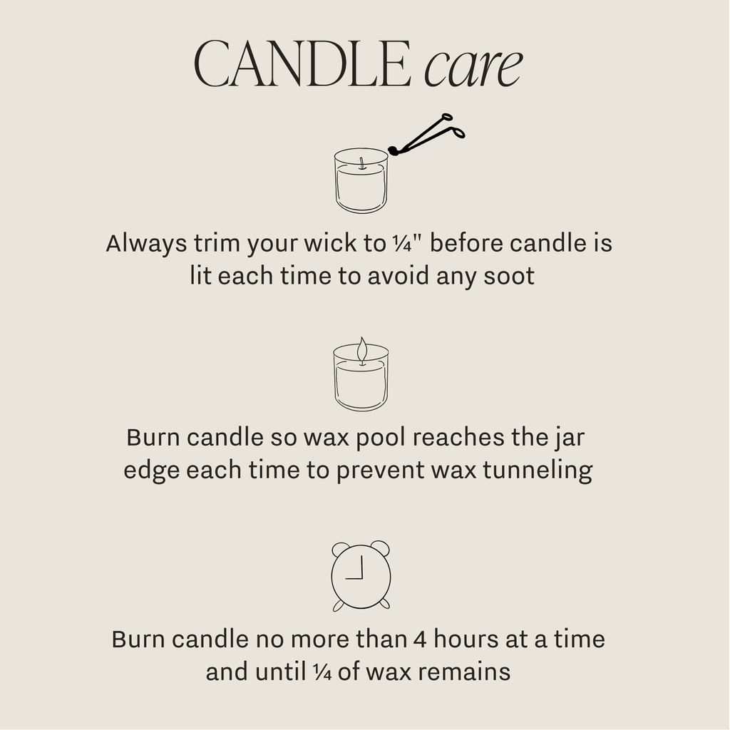 Cashmere and Vanilla Soy Patterned Candle - Clear Jar - 9 oz