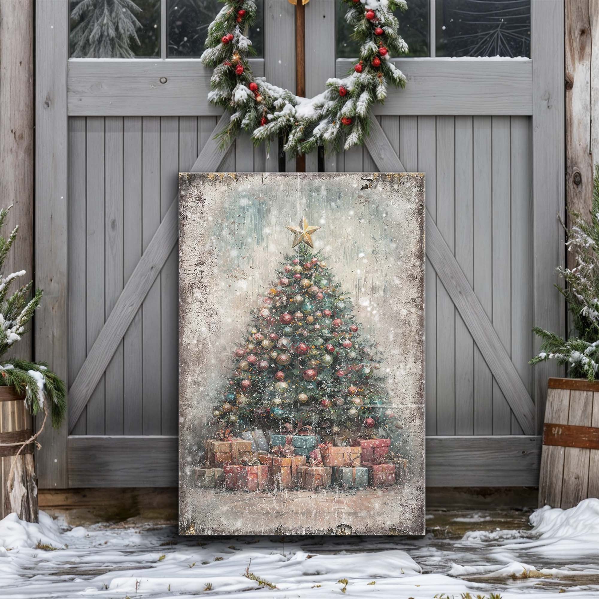 Christmas Tree Wall Art