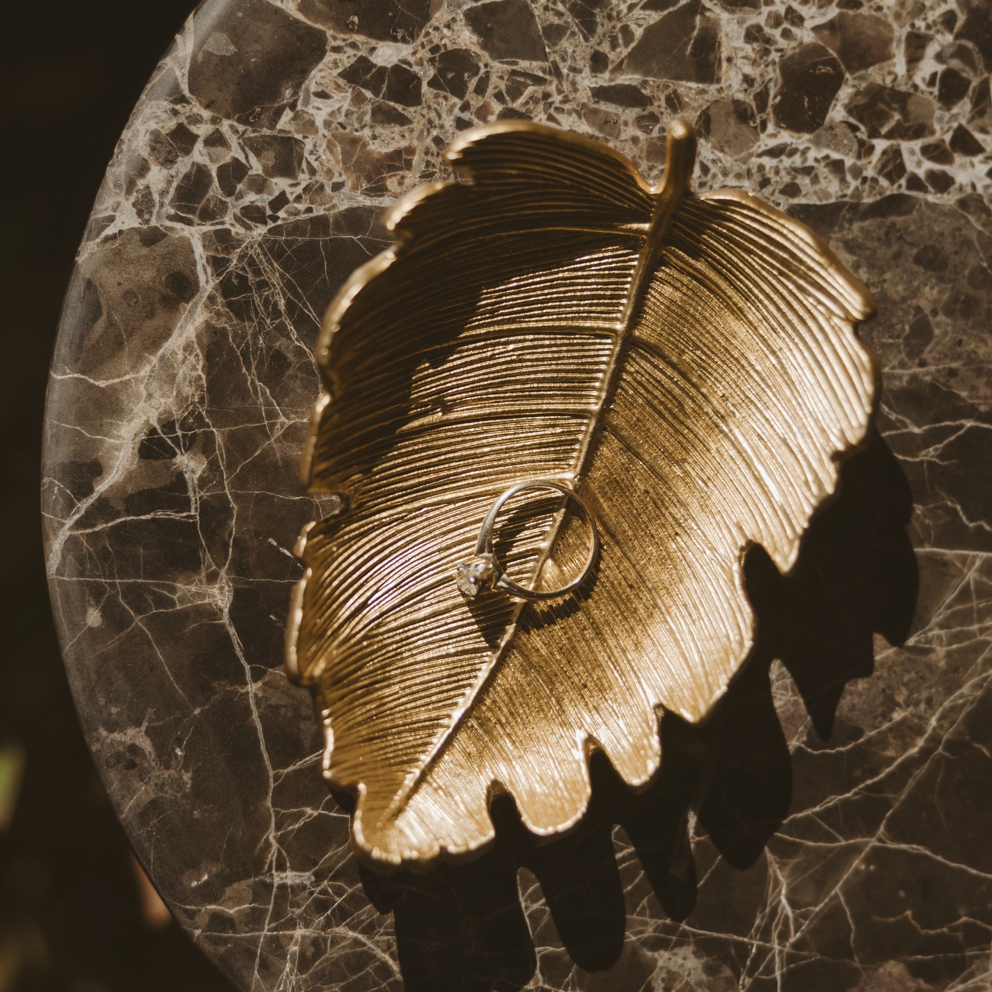Gold Leaf Dish